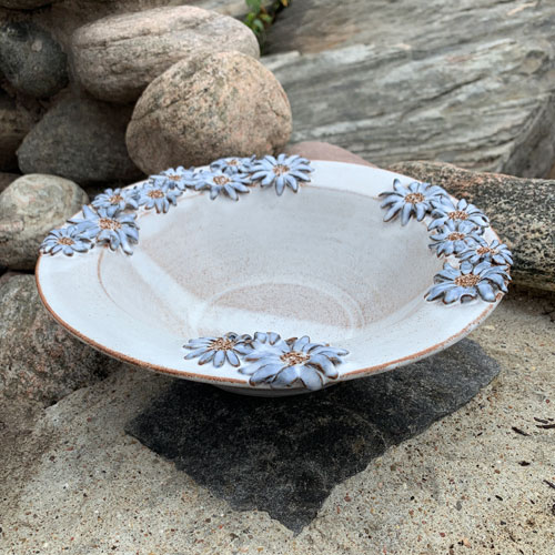 Keramik Therese skål blommor